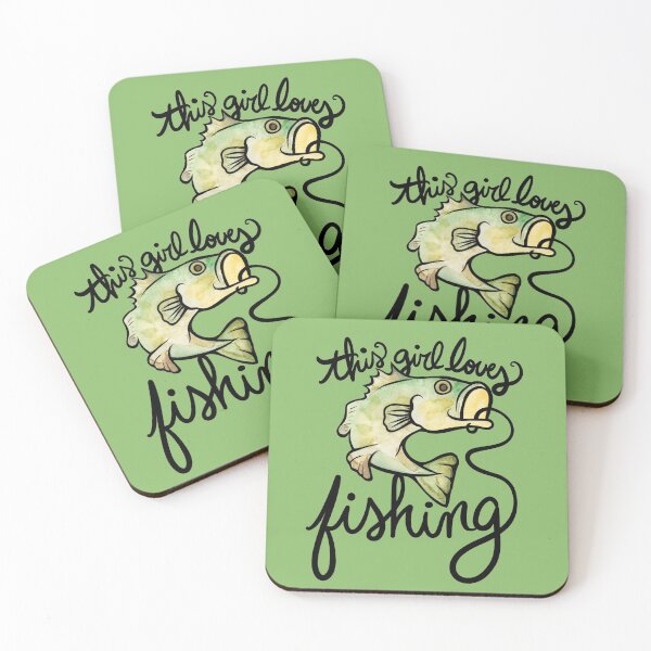 Item preview, This girl loves fishing designed and sold by FrictionMaxxing.