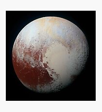 PLUTO - Neues hochauflösendes Bild von der Raumsonde NEW HORIZONS Fotodruck