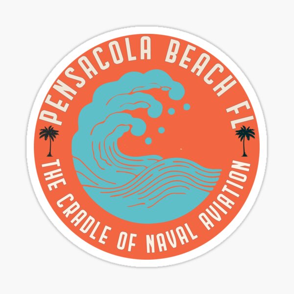 Item preview, Pensacola Beach FLORIDA STICKER designed and sold by chloechristianm.