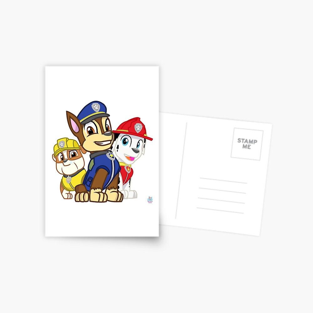 PAW Patrol ready for action Postcard for Sale by iLoveOstriches