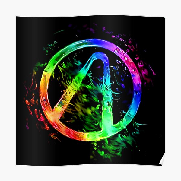 Rainbow Splash Vault Hunter Symbol Poster