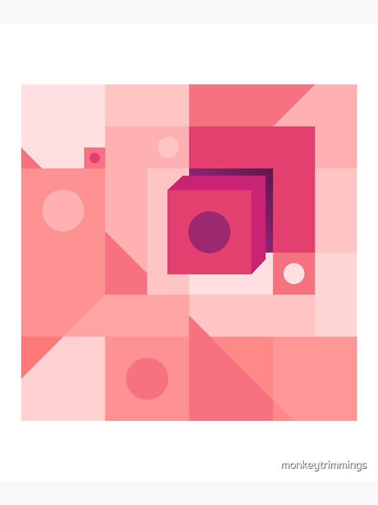 Squared Pink by monkeytrimmings