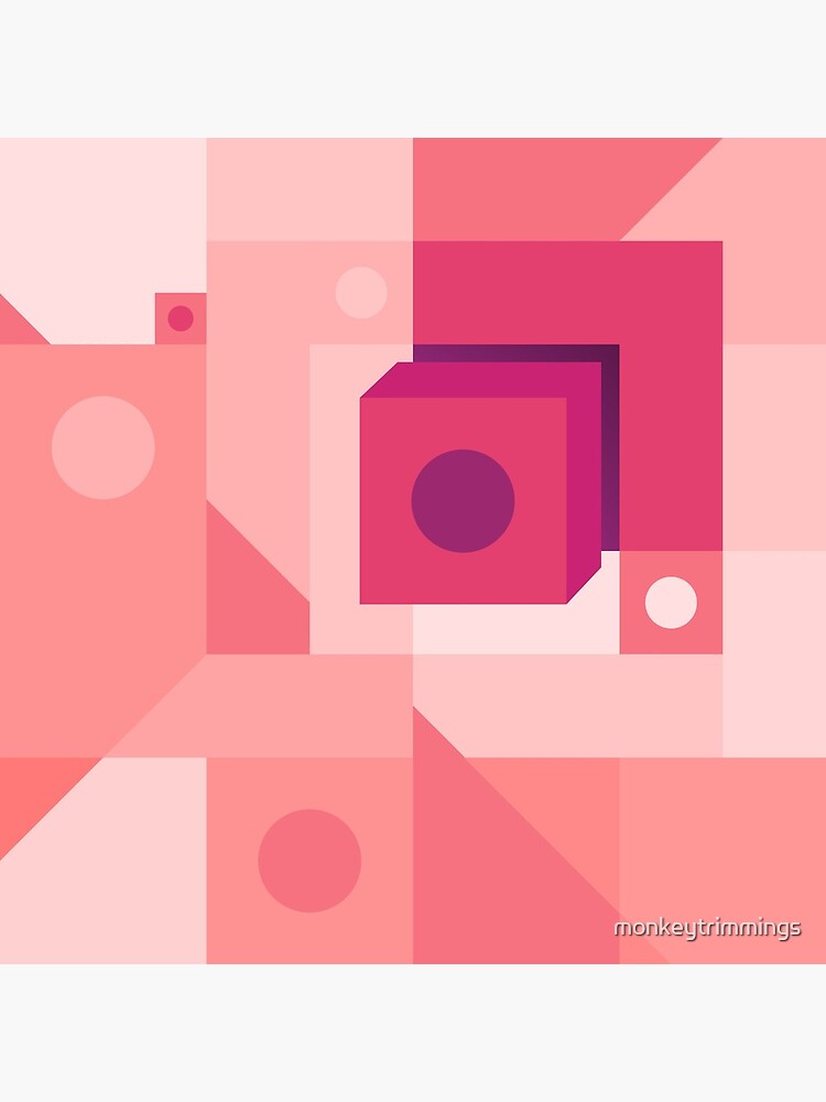 Squared Pink by monkeytrimmings