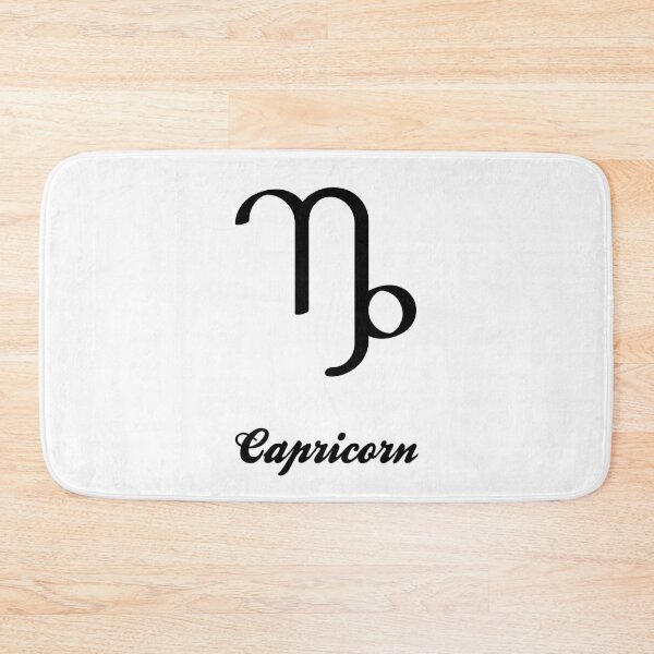Item preview, Capricorn | Astrological Zodiac Sign (Black w/ Text) designed and sold by dcspaceuk.