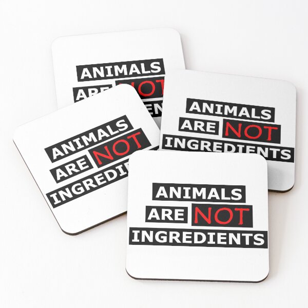 Item preview, Animals Are NOT Ingredients designed and sold by Delta12Designs.