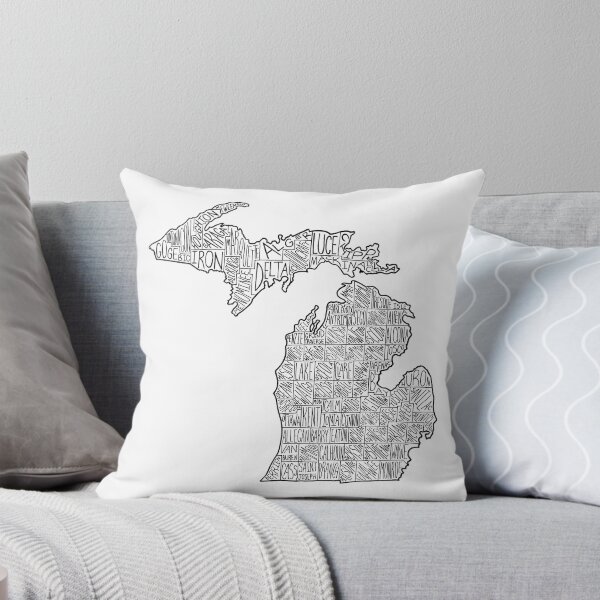Item preview, Michigan Map designed and sold by Calen  Picard-Carroll.