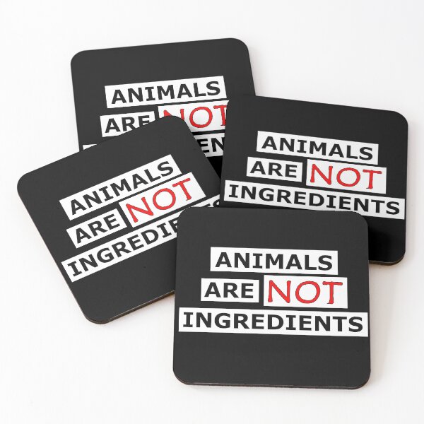 Item preview, Animals Are NOT Ingredients designed and sold by Delta12Designs.