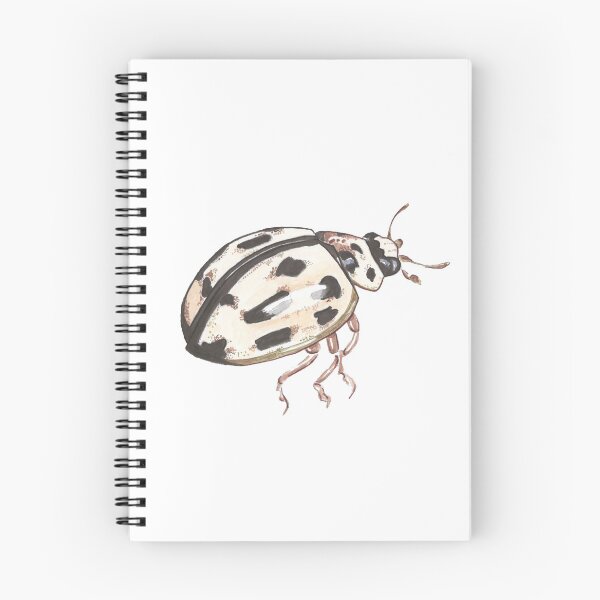Item preview, White ladybug designed and sold by ladybugsandco.