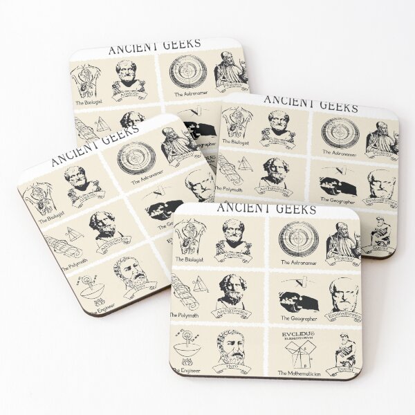 Item preview, Ancient Geeks - Archimedes, Aristotle, Euclid etc designed and sold by ScholarlyGiftsCo.
