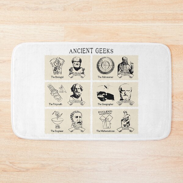 Item preview, Ancient Geeks - Archimedes, Aristotle, Euclid etc designed and sold by WisdomOfClouds.