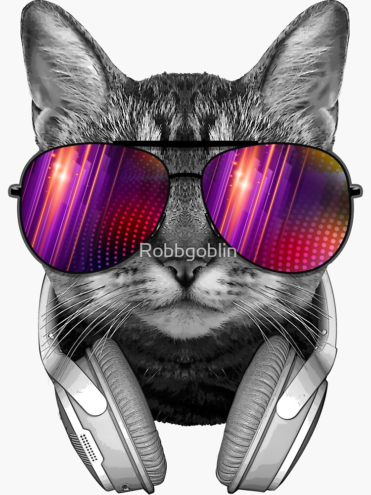 Sunglasses Cat by Robbgoblin