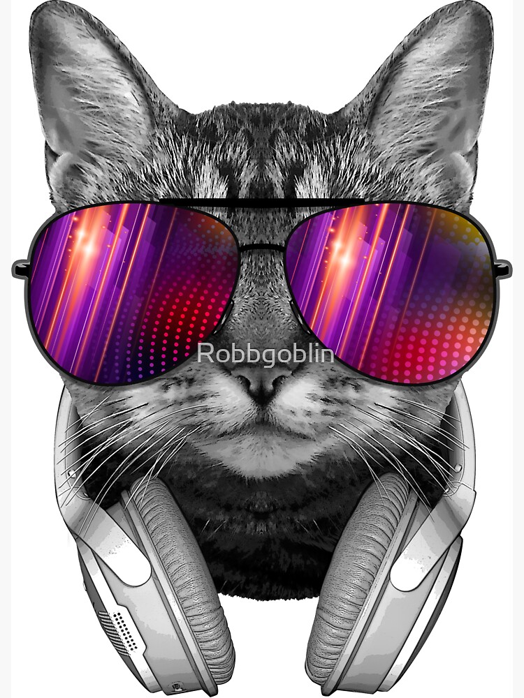 Sunglasses Cat by Robbgoblin