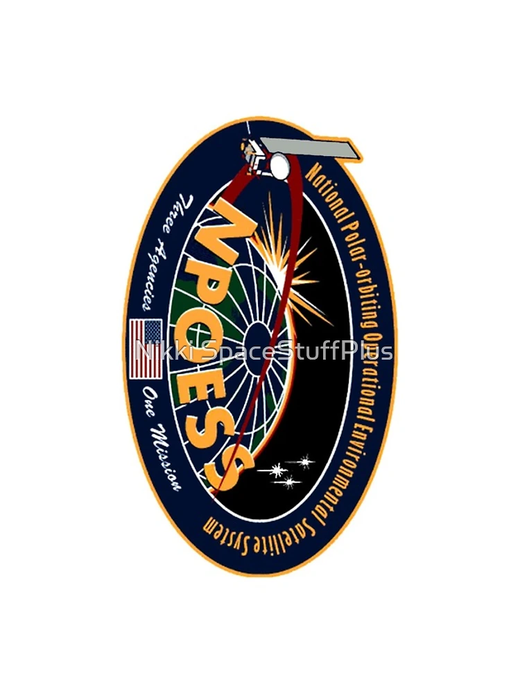 Thumbnail 4 of 4, iPhone Case, NPOESS Logo designed and sold by Nikki SpaceStuffPlus.