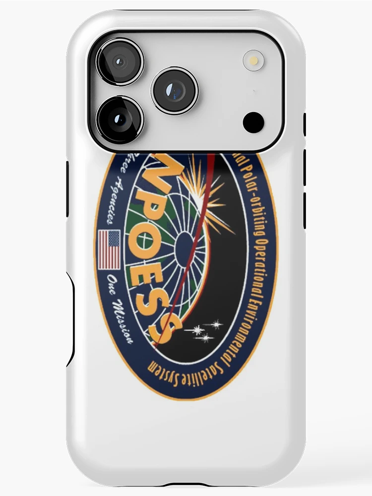 Thumbnail 1 of 4, iPhone Case, NPOESS Logo designed and sold by Nikki SpaceStuffPlus.