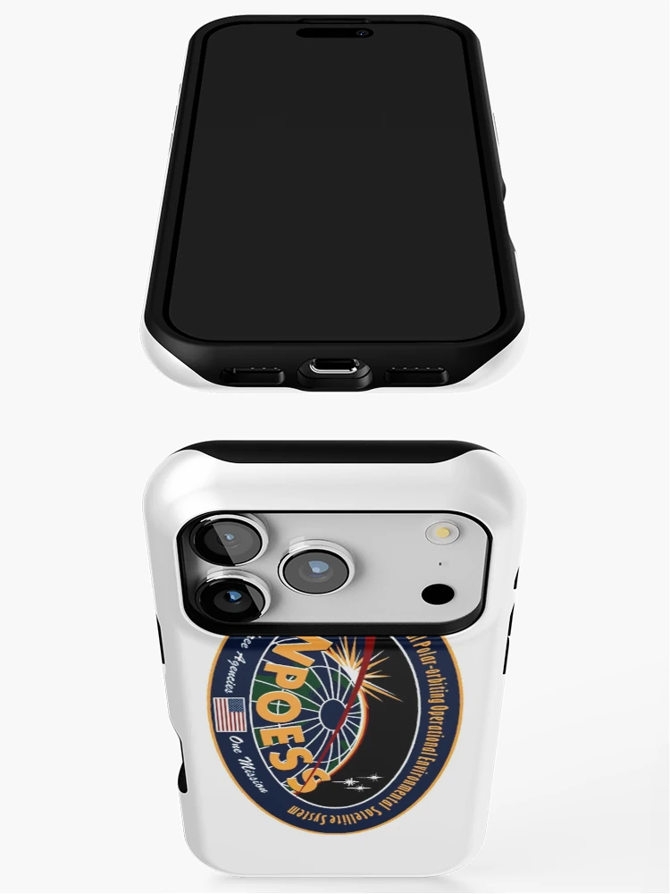 Thumbnail 3 of 4, iPhone Case, NPOESS Logo designed and sold by Nikki SpaceStuffPlus.