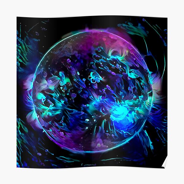 Blacklight Impressions of a Dwarf Star Poster