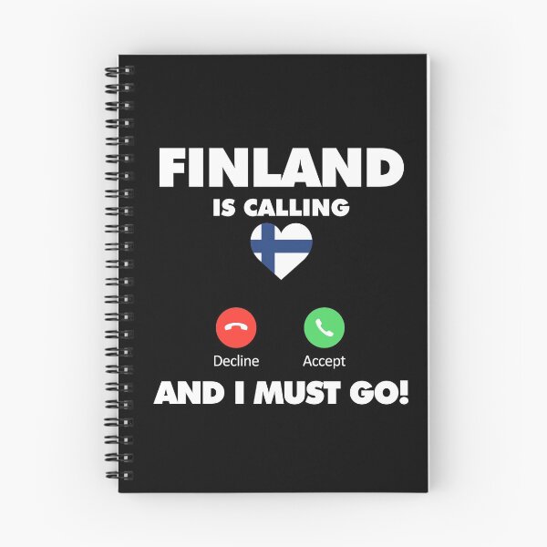 Aperçu de l'œuvre La Finlande m'appelle et je dois y aller créée et vendue par HelloFromAja.