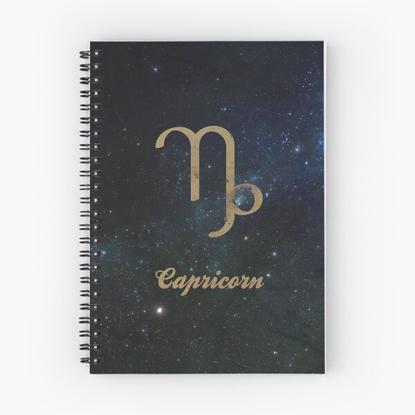Item preview, Capricorn | Astrological Zodiac Sign (Golden Space w/ Text) designed and sold by dcspaceuk.