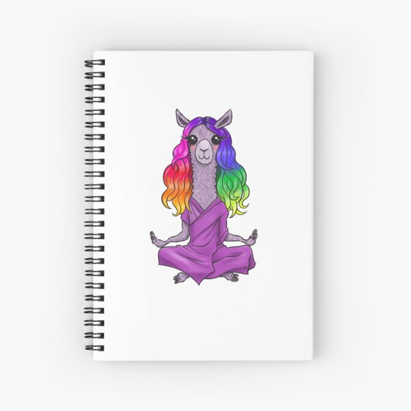 Balayage Dalai Llama Spiral Notebook