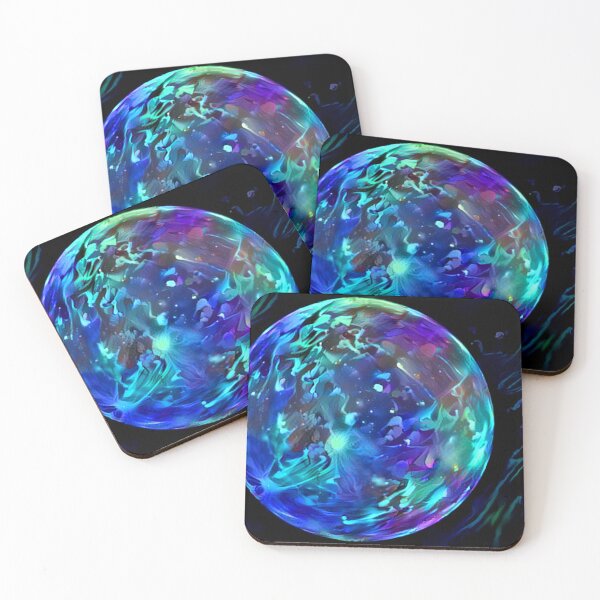 Item preview, Blacklight Aqua Exo Planet designed and sold by Alyxandre.