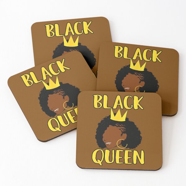 Item preview, Black Queen With Afro & Crown designed and sold by blackartmatters.