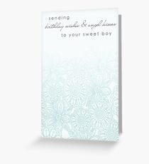 Sending Him Birthday Wishes Greeting Card