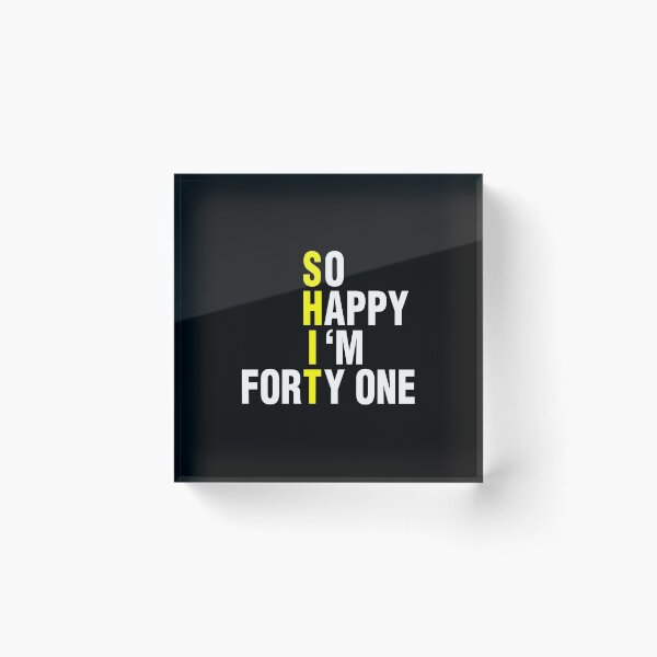 Item preview, 41 Birthday Funny Forty First Bday Gift designed and sold by TopDawgDesigns.