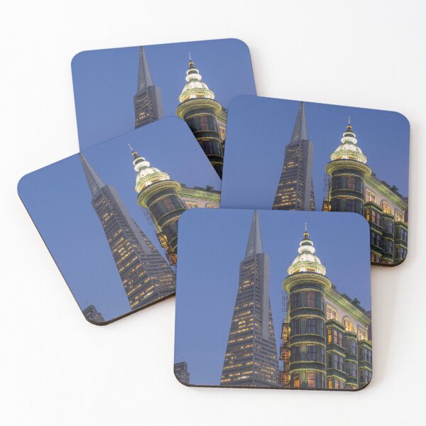 Item preview, Columbus and Transamerica Buildings designed and sold by Gerard Fornarotto.