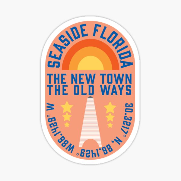 SEASIDE FLORIDA STICKER Sticker