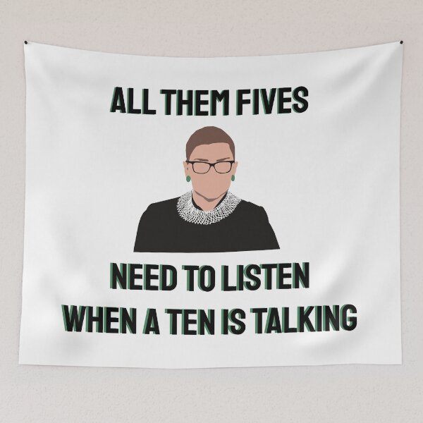 Item preview, RBG Ruth Bader Ginsburg designed and sold by Hevding.
