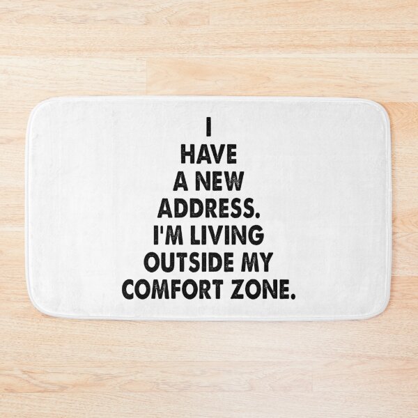 Item preview, Comfort Zone Motivational Message designed and sold by SeaAndLight.