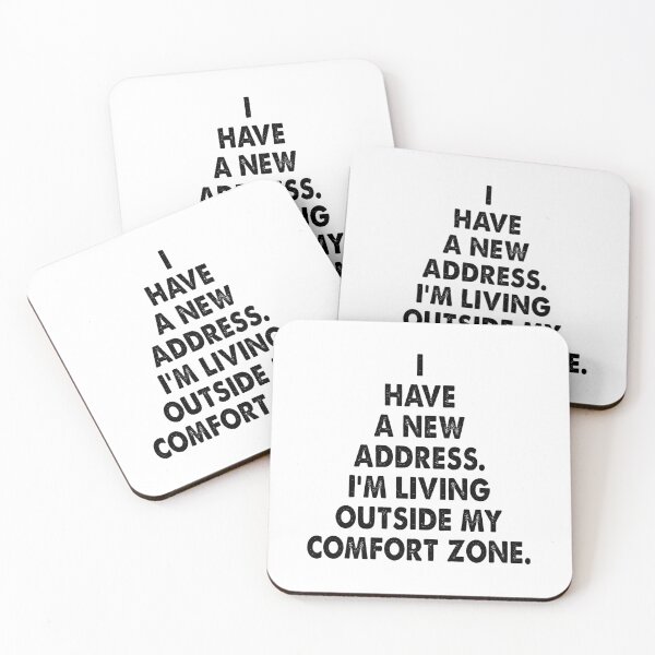 Artikelvorschau, Comfort Zone Motivationsbotschaft entworfen und verkauft von SeaAndLight.