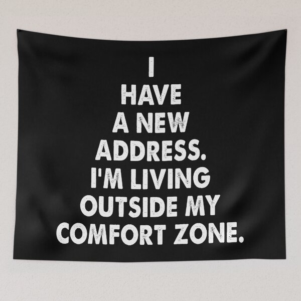 Item preview, Comfort Zone Motivational and Inspirational Message designed and sold by SeaAndLight.