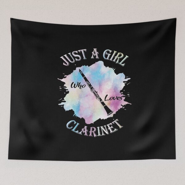 Item preview, Clarinets Musical Instrument - Just A Girl Who Loves Clarinet designed and sold by Grabitees.