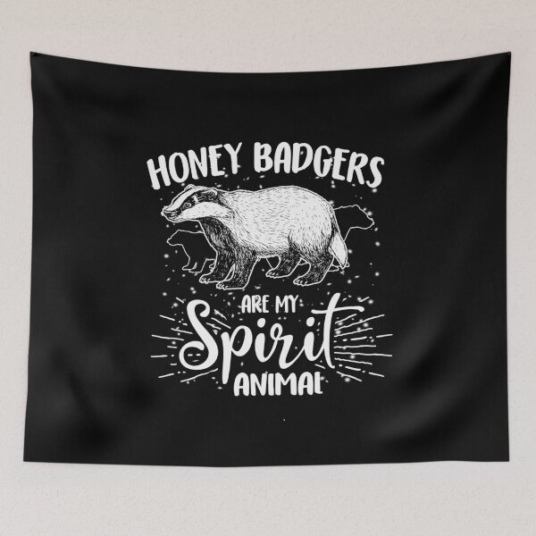 Item preview, Honey Badger Lover Spirit Animal Funny Gift designed and sold by TopDawgDesigns.