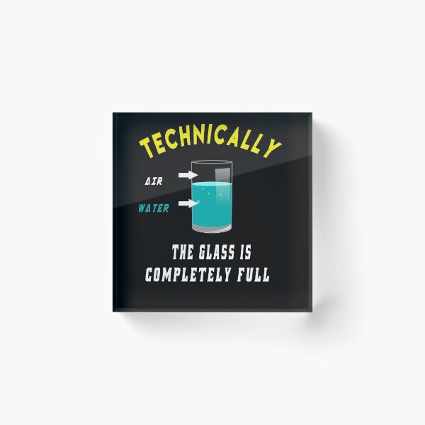 Item preview, technically the glass is completely full  designed and sold by osamamohamad.