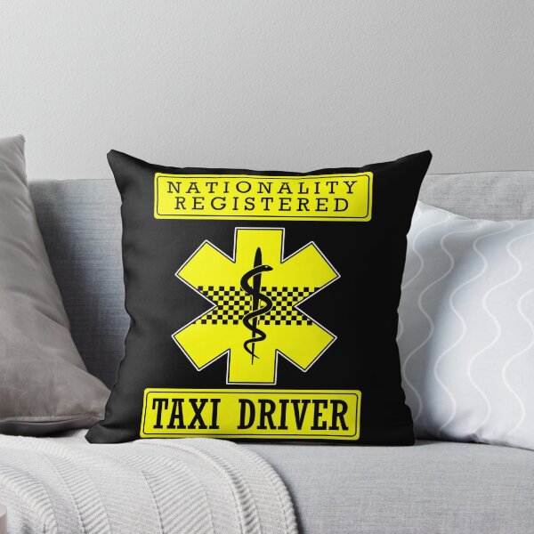 Item preview, Nationality Registered Taxi Driver Funny Gift designed and sold by TopDawgDesigns.