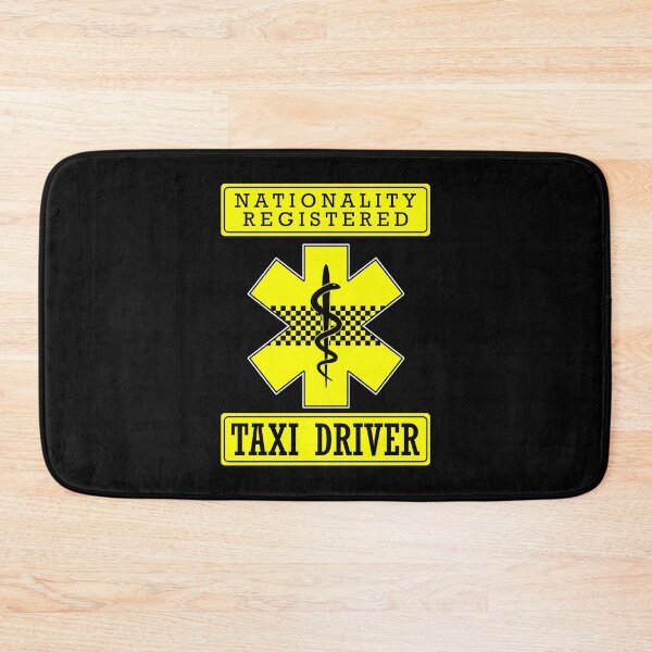 Item preview, Nationality Registered Taxi Driver Funny Gift designed and sold by TopDawgDesigns.
