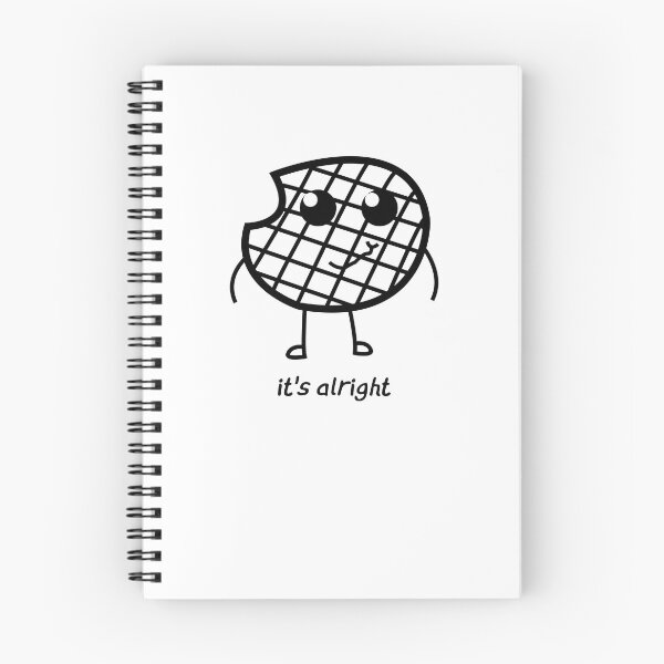 Item preview, "It's Alright" Uneasy Waffle designed and sold by heartoffiction.