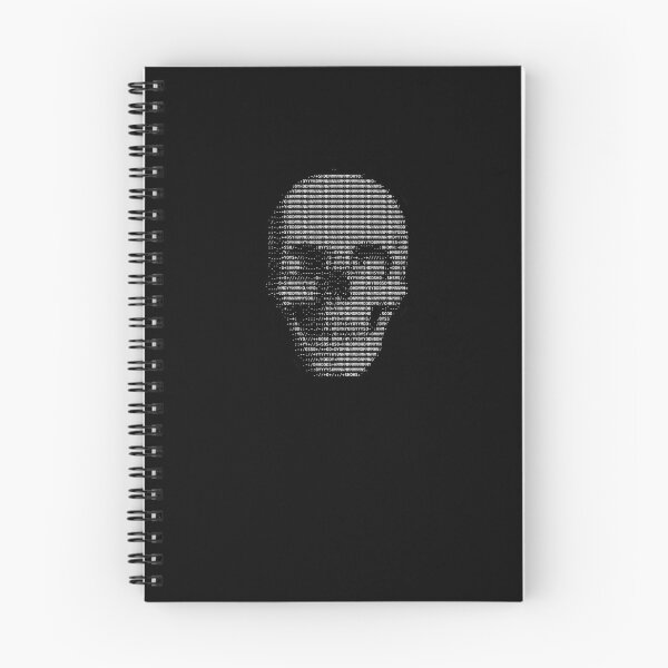 Item preview, Black ACSII Skull designed and sold by LoonyRocket.