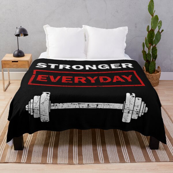 Item preview, Stronger Everyday Funny Gym Gift designed and sold by Mfk Clothes.