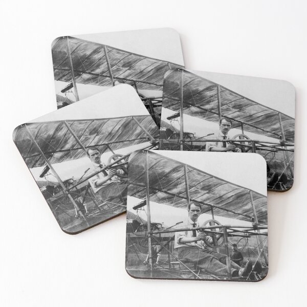 Item preview, Glenn Curtiss In His Biplane - 1908 designed and sold by warishellstore.