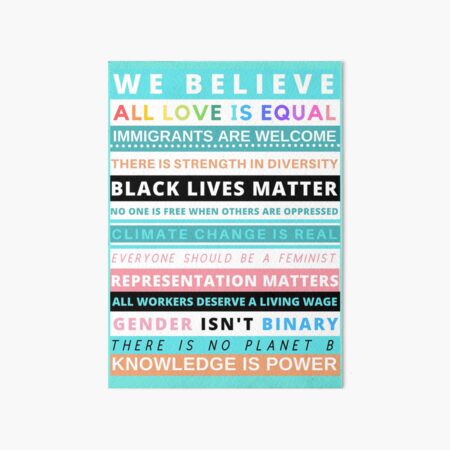 Item preview, Social Justice We Believe designed and sold by cheek-baby.