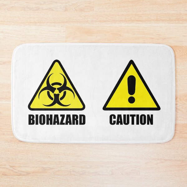 Item preview, Biohazard caution designed and sold by AkraidaxDesign.