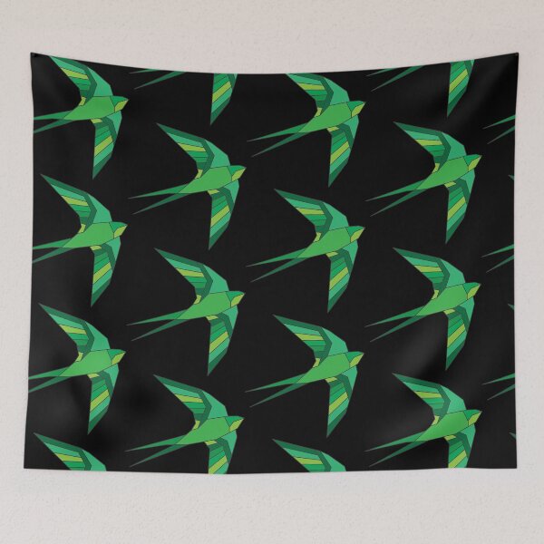 Item preview, Swallow line art designed and sold by BigThoughts.