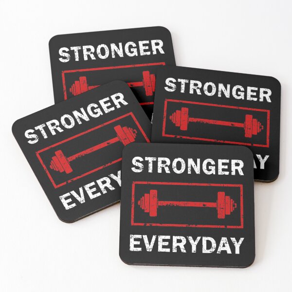 Item preview, Stronger Everyday Funny Gym Gift designed and sold by Mfk Clothes.