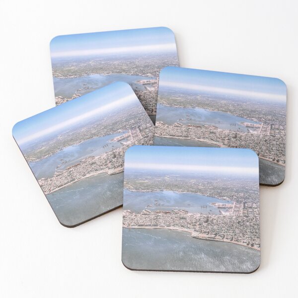 Item preview, Montevideo City Aerial View Shot designed and sold by DFLC Prints.