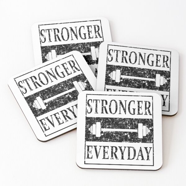 Item preview, Stronger Everyday Funny Gym Gift designed and sold by Mfk Clothes.