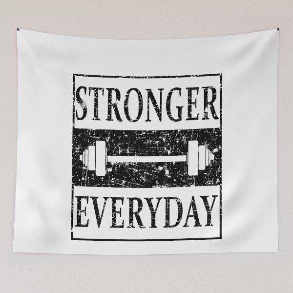 Item preview, Stronger Everyday Funny Gym Gift designed and sold by Mfk Clothes.