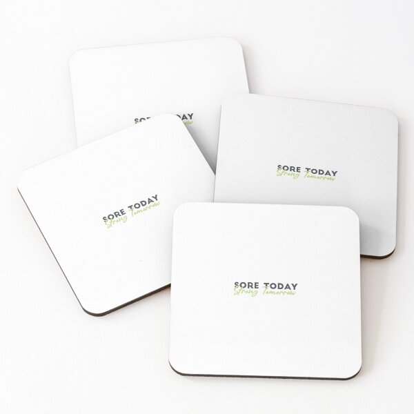 Item preview, Sore today strong tomorrow designed and sold by Minimalist Quotes and Sayings.